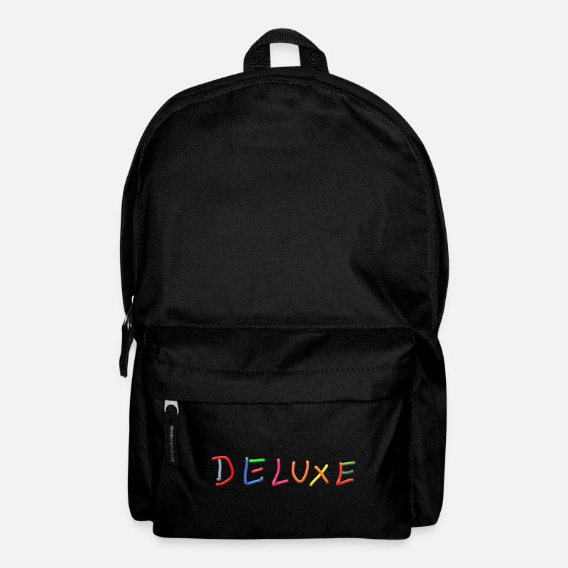 Deluxe Rainbow Lettering - Backpack - black