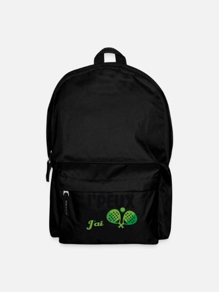 Je Peux Pas J'ai Padel Cadeau Sport Tennis - Sac à dos - noir