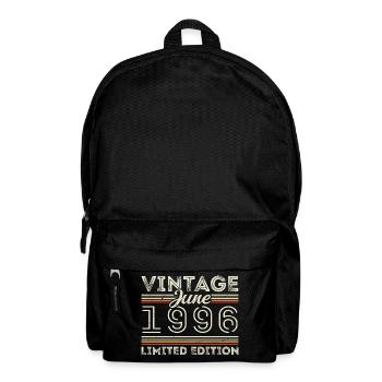 June 1996 June Birthday Present June 1996 - Backpack - black - Front
