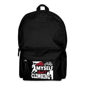 Bouldering Climbing Rock Climbing Climber Climbing - Backpack - black - Front