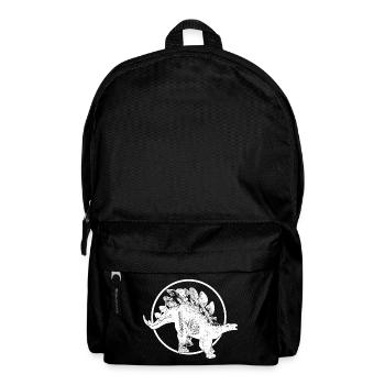 Stegosaurus - Rucksack - Schwarz - Vorne
