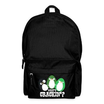 Penguin eggs! - Backpack - black - Front