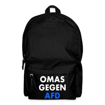 Les grands-mères contre l’afd - Sac à dos - noir - Devant