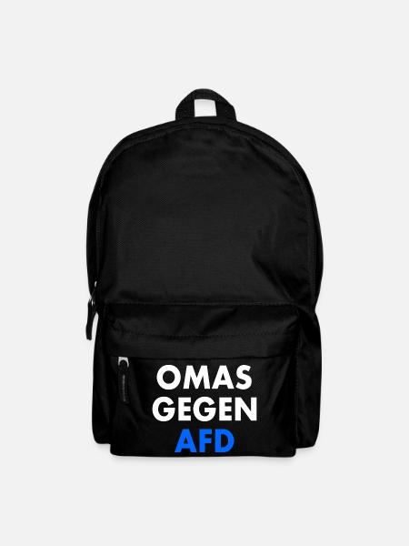 Omas gegen afd - Rucksack - Schwarz