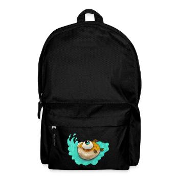 Puffer fish, Carinotetraodon travancor, puffer - Backpack - black - Front