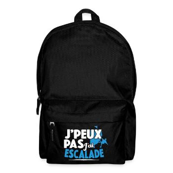 Je Peux Pas J'ai Escalade Cadeau Grimpeur Montagne - Sac à dos - noir - Devant