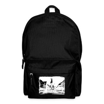 Herkulesbrunnen Augsburg - Rucksack - Schwarz - Vorne