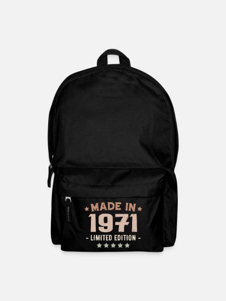 Baujahr 1971 Jubiläumsgeschenk 1971 Jahrgang 1971 - Rucksack - Schwarz