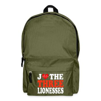 love three lionesses équipe angleterre de footbaIl - Sac à dos - vert olive - Devant