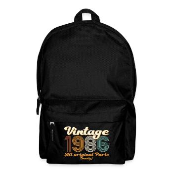 Cadeau original vintage 1986 36ème anniversaire - Sac à dos - noir - Devant