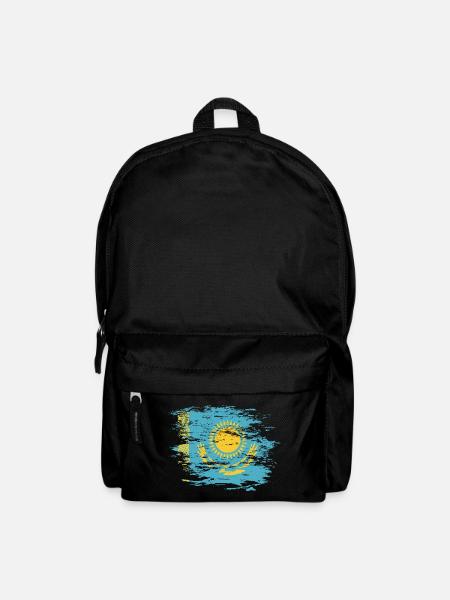 Kasachstan Flagge used - Rucksack - Schwarz