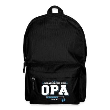 Beförderung zum Opa loading - Rucksack - Schwarz - Vorne
