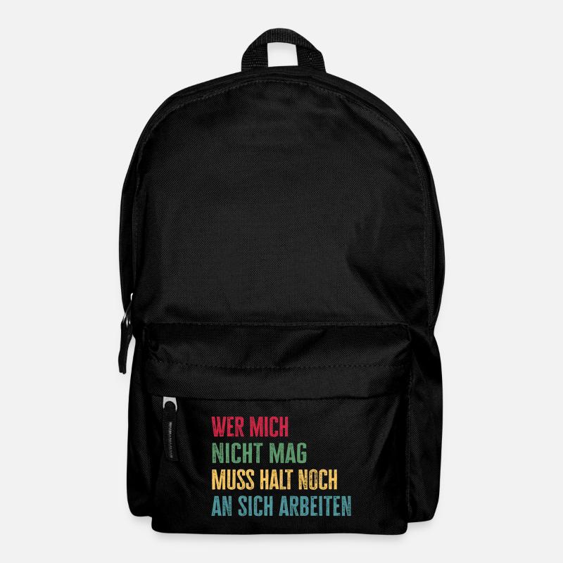 Selbstliebe Selbstbewusstsein ignoriere andere - Rucksack - Schwarz
