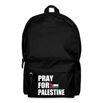 Pray for palestine - Sac à dos - noir - Devant