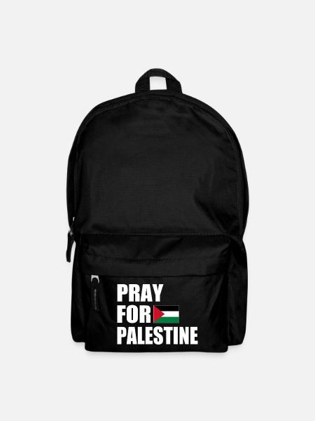 Pray for palestine - Rucksack - Schwarz