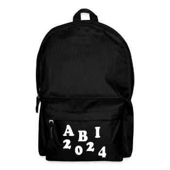 Abi 2024 - Rucksack - Schwarz - Vorne