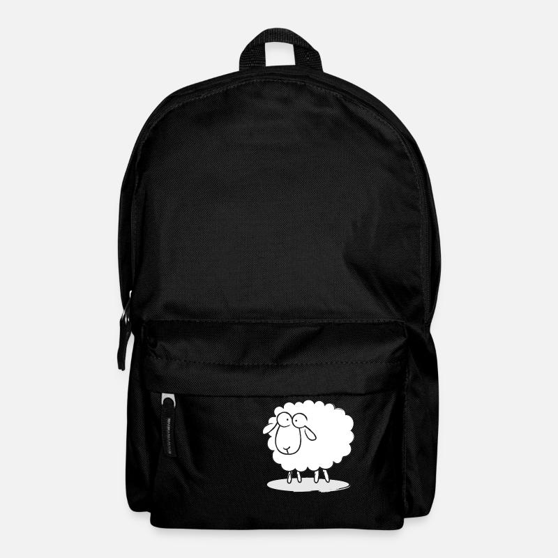Schaf - Rucksack - Schwarz