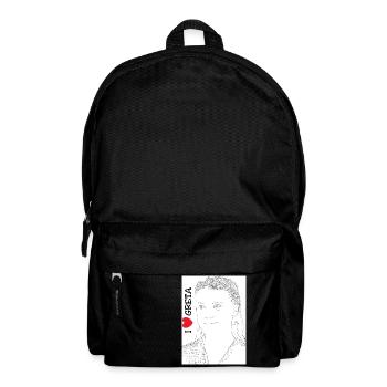 I love Greta - Backpack - black - Front
