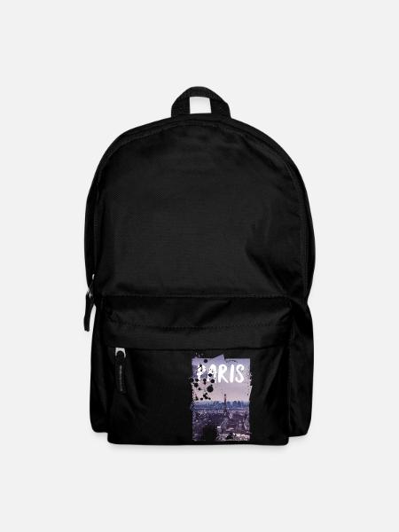 Paris - Rucksack - Schwarz