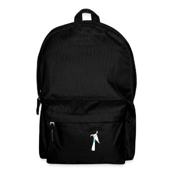 Galgo Love 4 weisser Galgo - Rucksack - Schwarz - Vorne