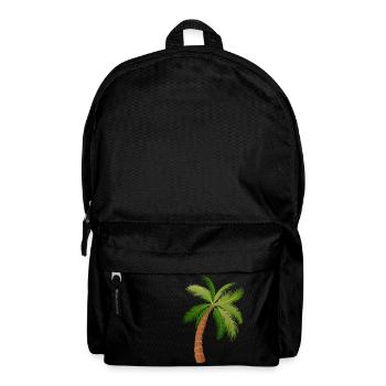 palm tree palm palms 1 - Backpack - black - Front