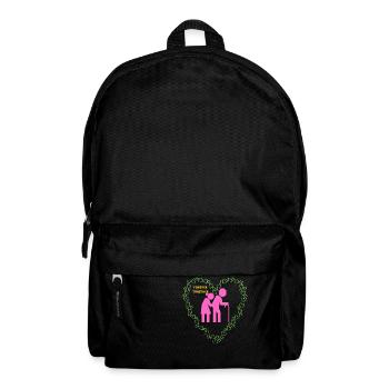 IMMER ZUSAMMEN - Rucksack - Schwarz - Vorne