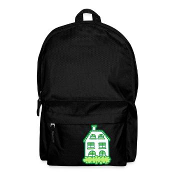 Maison maison peinte - Sac à dos - noir - Devant
