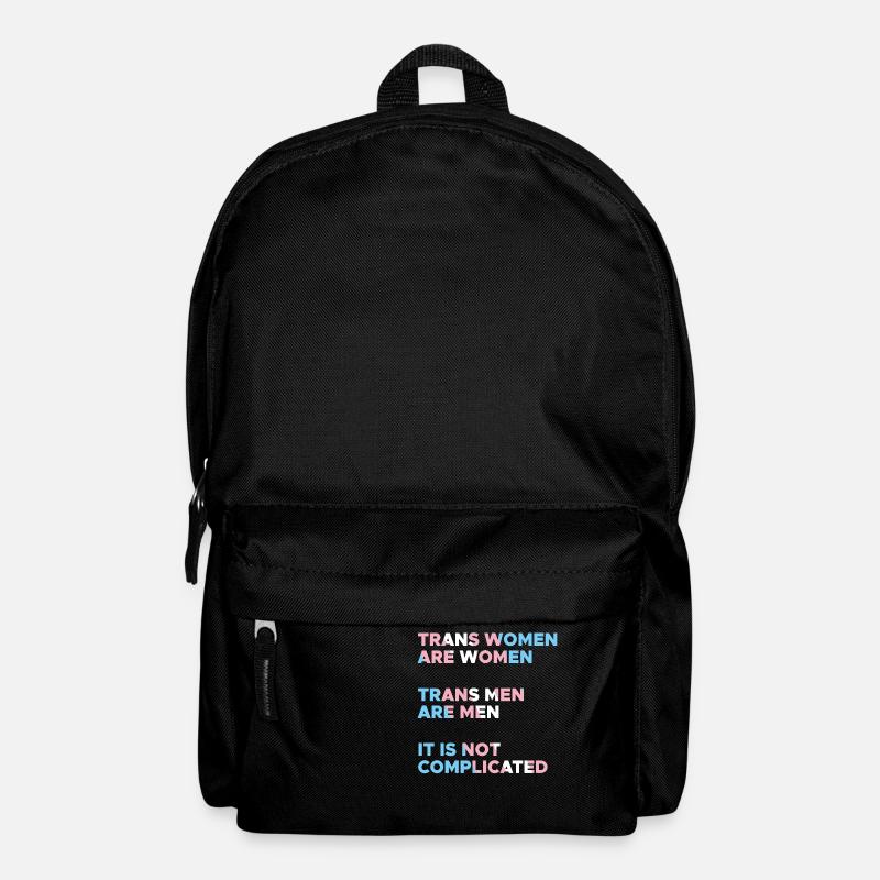 Trans Women Are Women Trans Men Are Men - Backpack - black