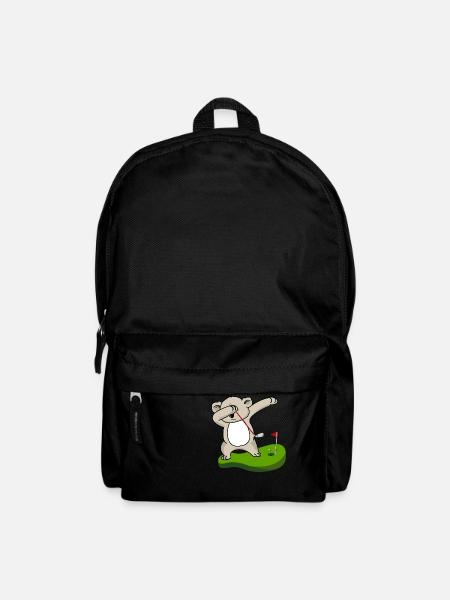 dab dabbing koala golf kids golf silly asia - Backpack - black