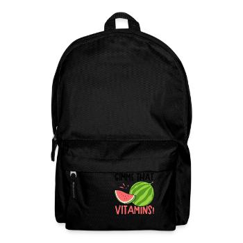 Gimme Vitamins Melon Pastèque Tropical Summer - Sac à dos - noir - Devant