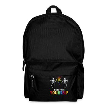 Osez être vous-même Awesome Skeleton Pride Designs - Sac à dos - noir - Devant