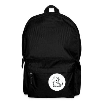 Cartoon Drache Feuer Fantasie Comic Drachen 6 - Rucksack - Schwarz - Vorne