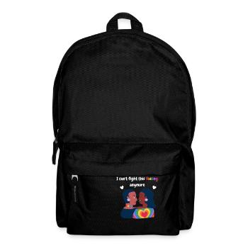 Je ne peux plus combattre ce sentiment. Design LGBTQ+. - Sac à dos - noir - Devant