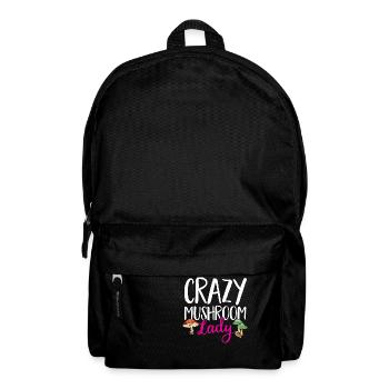 Mushroom hunting, mushrooms, morels, mushroom picking, foraging - Backpack - black - Front