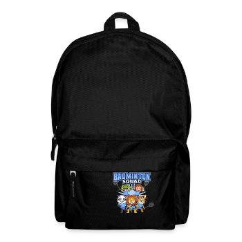 Badminton Squad Animal Badminton Racket Sports - Backpack - black - Front