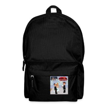 Hochzeit - Rucksack - Schwarz - Vorne