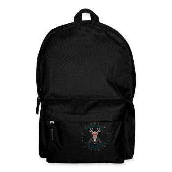 Rentier-Rebell auf der Flucht - Rucksack - Schwarz - Vorne