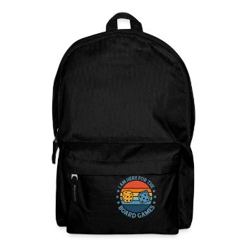 I Am Here For The Board Games Nerd Gamer Tabletop - Backpack - black - Front