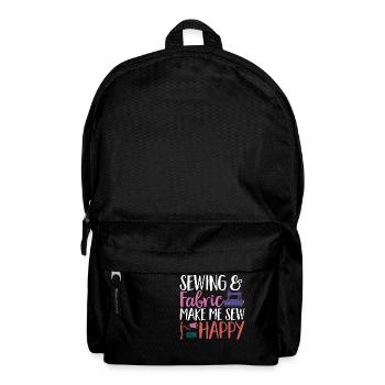 Sewing Machine Seamstress Tailoring Sewing - Backpack - black - Front