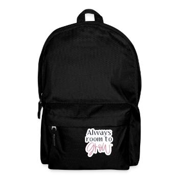 Always room to grow - Rucksack - Schwarz - Vorne