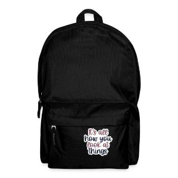 It´s all how you look at things - Rucksack - Schwarz - Vorne