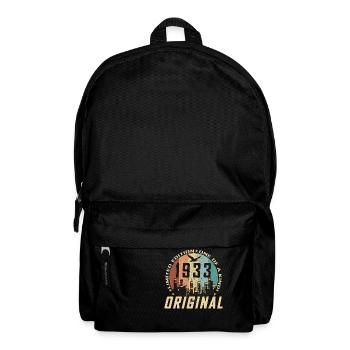 Jahrgang Dezember 1933 Geschenk zum 91-jährigen Jubiläum - Rucksack - Schwarz - Vorne