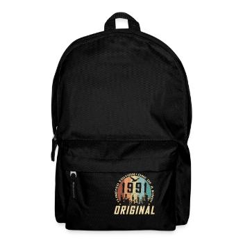 Vintage Décembre 1991 Cadeau d Anniversaire 33 ans - Sac à dos - noir - Devant