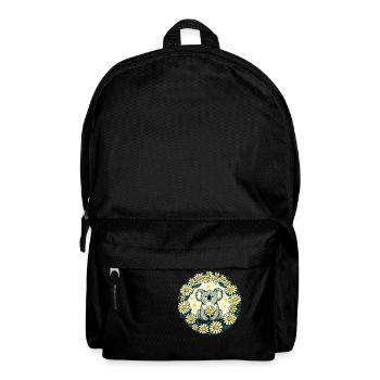 Koala Ours et Marguerites - Sac à dos - noir - Devant