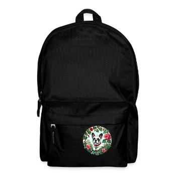 French Bulldog - Backpack - black - Front
