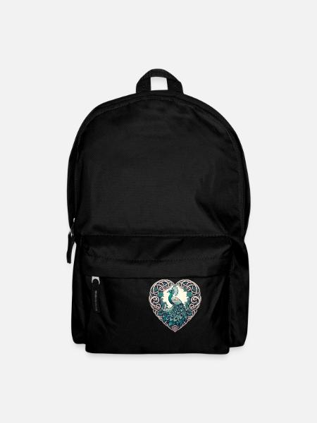 Pfauen-Liebhaber - Rucksack - Schwarz