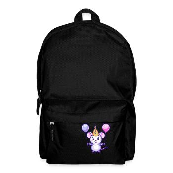Mouse Birthday Comic - Backpack - black - Front