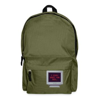 CRT design - The witness - Backpack - olive green - Front