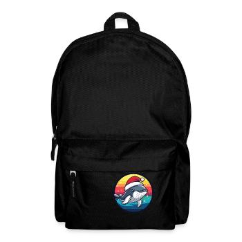 Wal Weihnachten Christmas - Rucksack - Schwarz - Vorne
