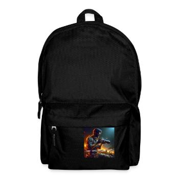 Photographer in action - Backpack - black - Front